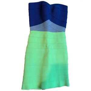 Pleasure Doing Business Bandage Evening Dress in NavyGhostApple Size L Large NWT